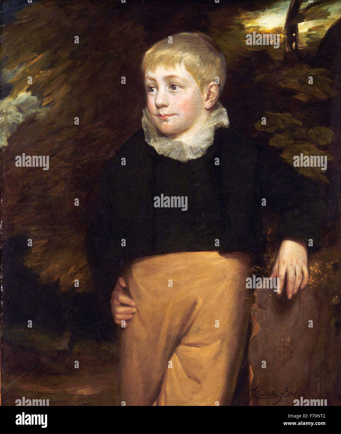 John Constable - Portrait de Maître Crosby Banque D'Images