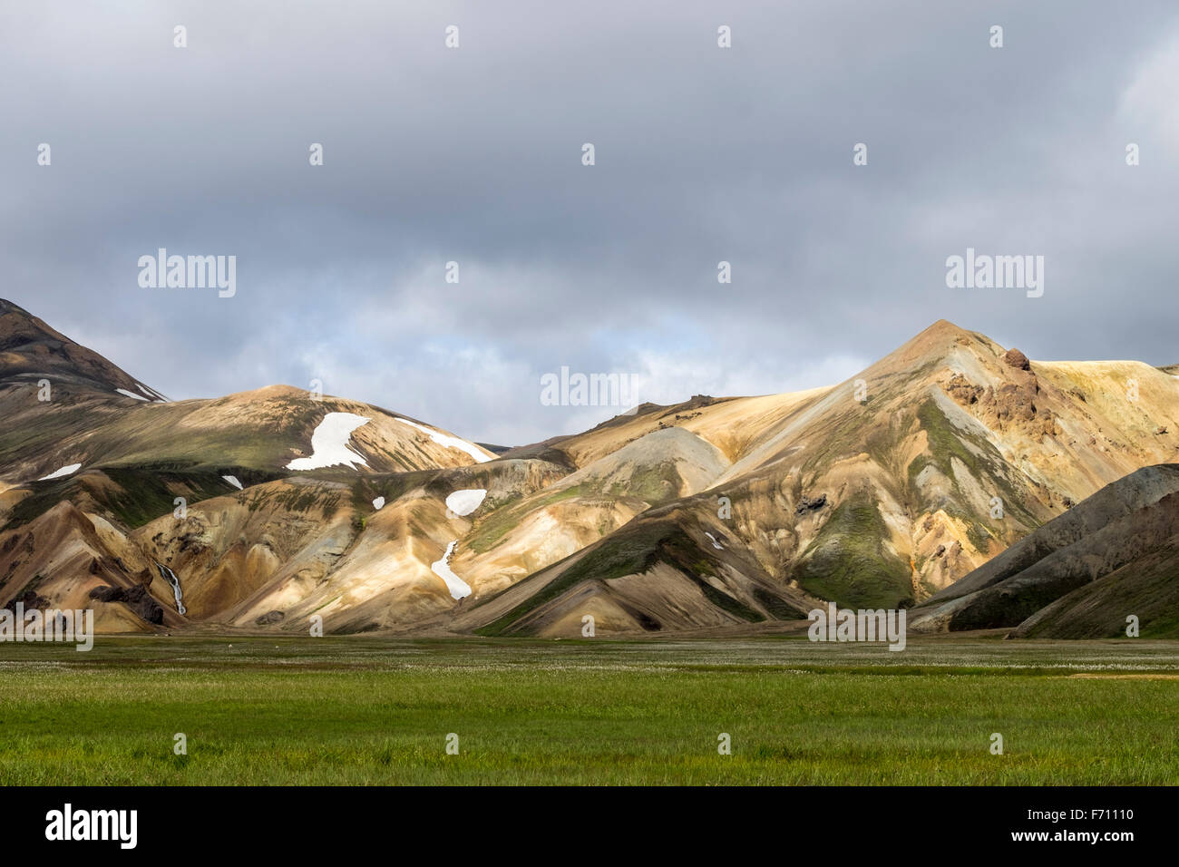 Landmannalaugar, Islande Highlands Banque D'Images