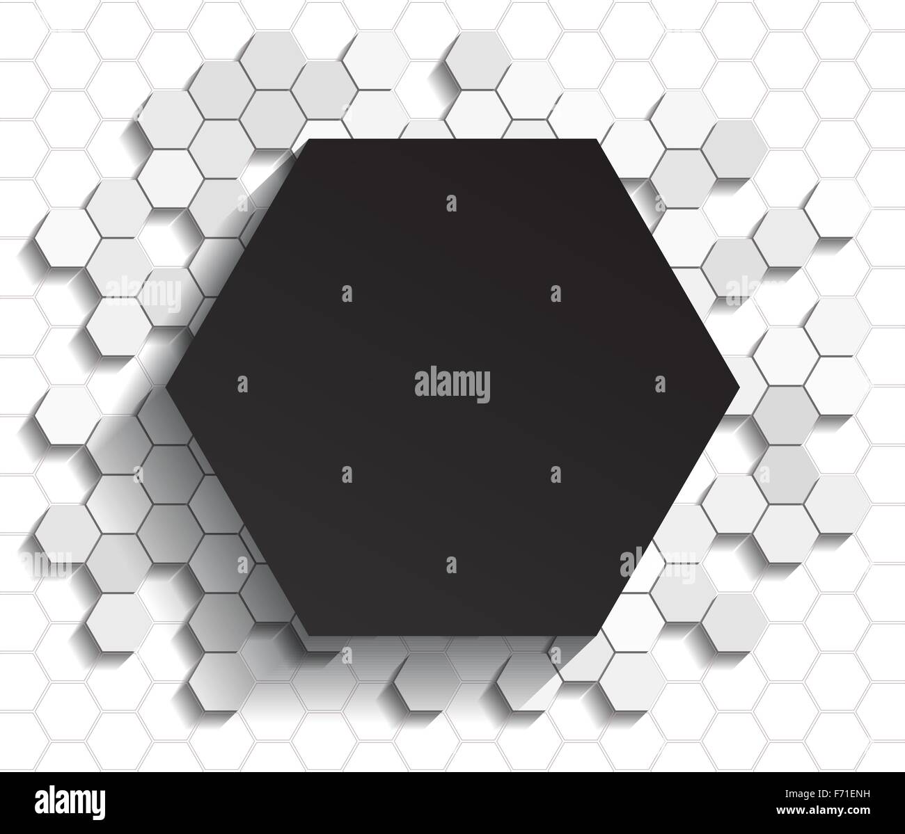 Hexagon button Banque de photographies et d’images à haute résolution ...
