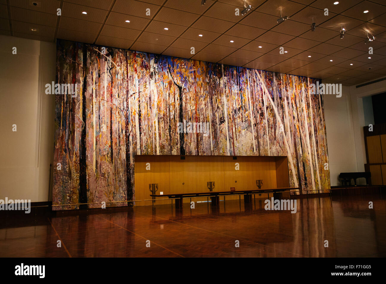 La maison du parlement de canberra grand hall d'art Banque D'Images