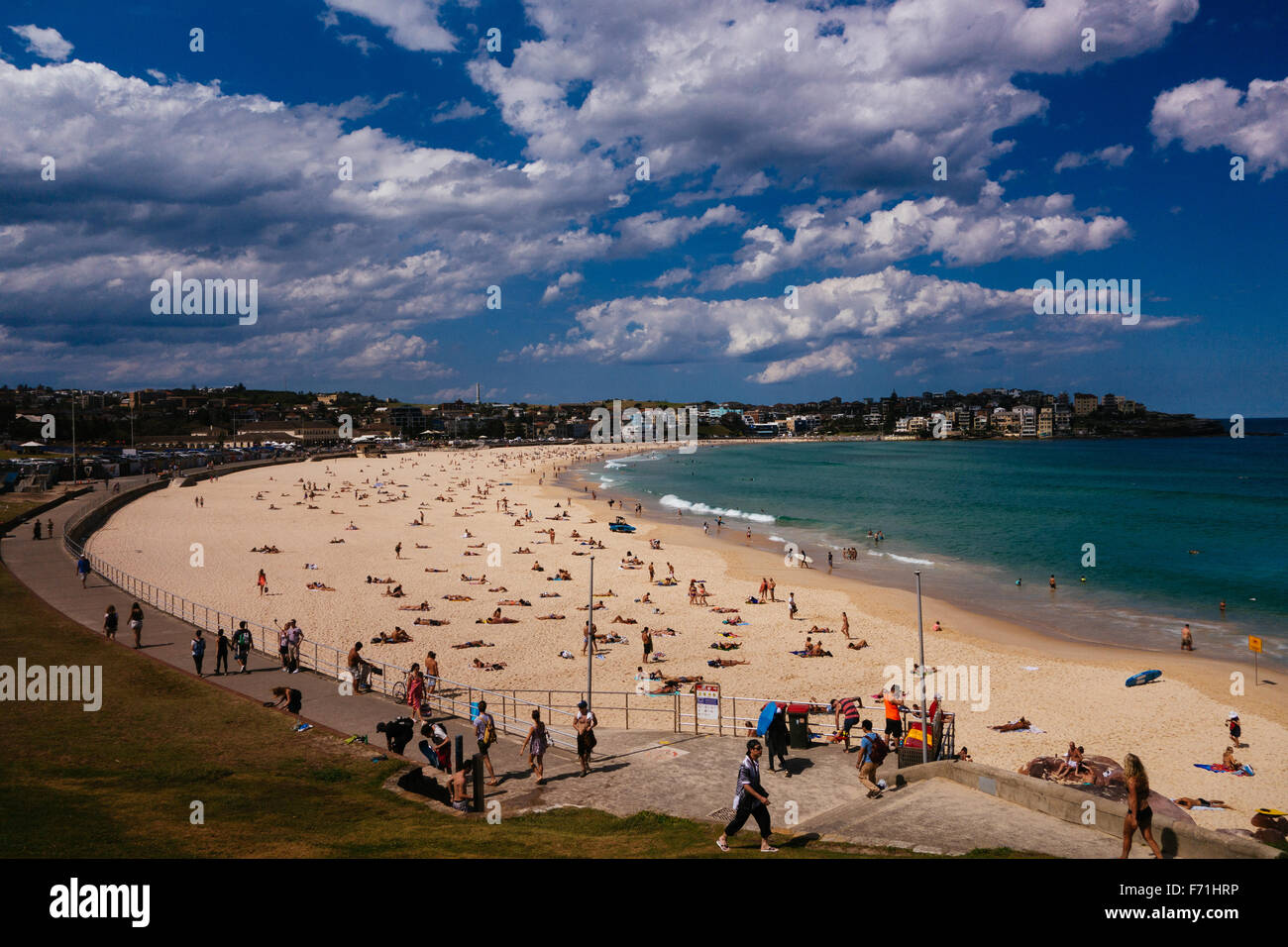 La plage de Bondi en Australie Banque D'Images