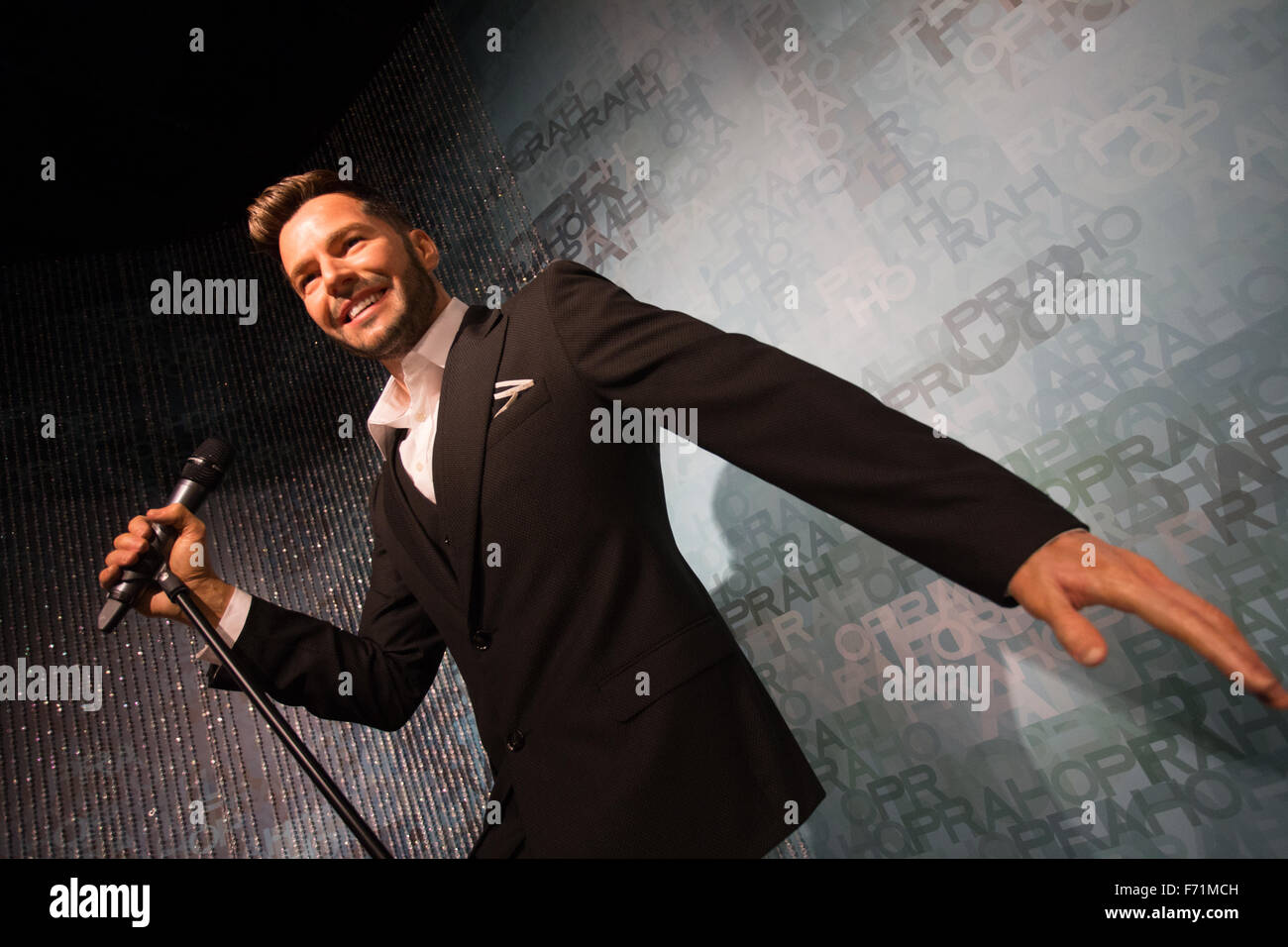 Ricky Martin cire figure Banque D'Images