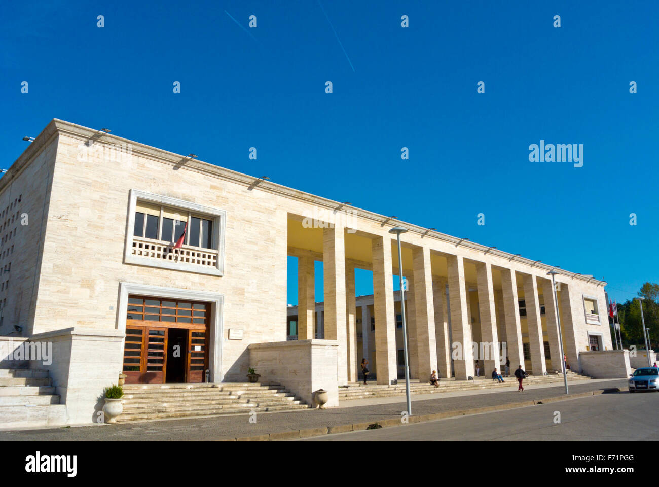 Arkeologjik Kombetar anniversaire Vaclav Havel, Musée National Archéologique, Tirana, Albanie Banque D'Images