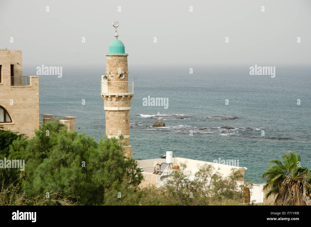 Mosquée Al-Bahr, Jaffa, Israël Banque D'Images