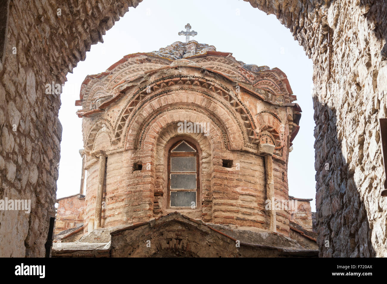 Église des saints Apôtres, dans le village de Pyrgi, Chios, Grèce Banque D'Images