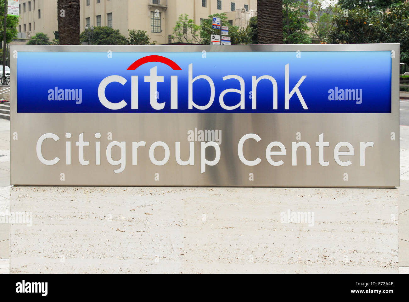 Los Angeles - le 15 mai 2007 : Citibank Citigroup Center de Los Angeles. Banque D'Images