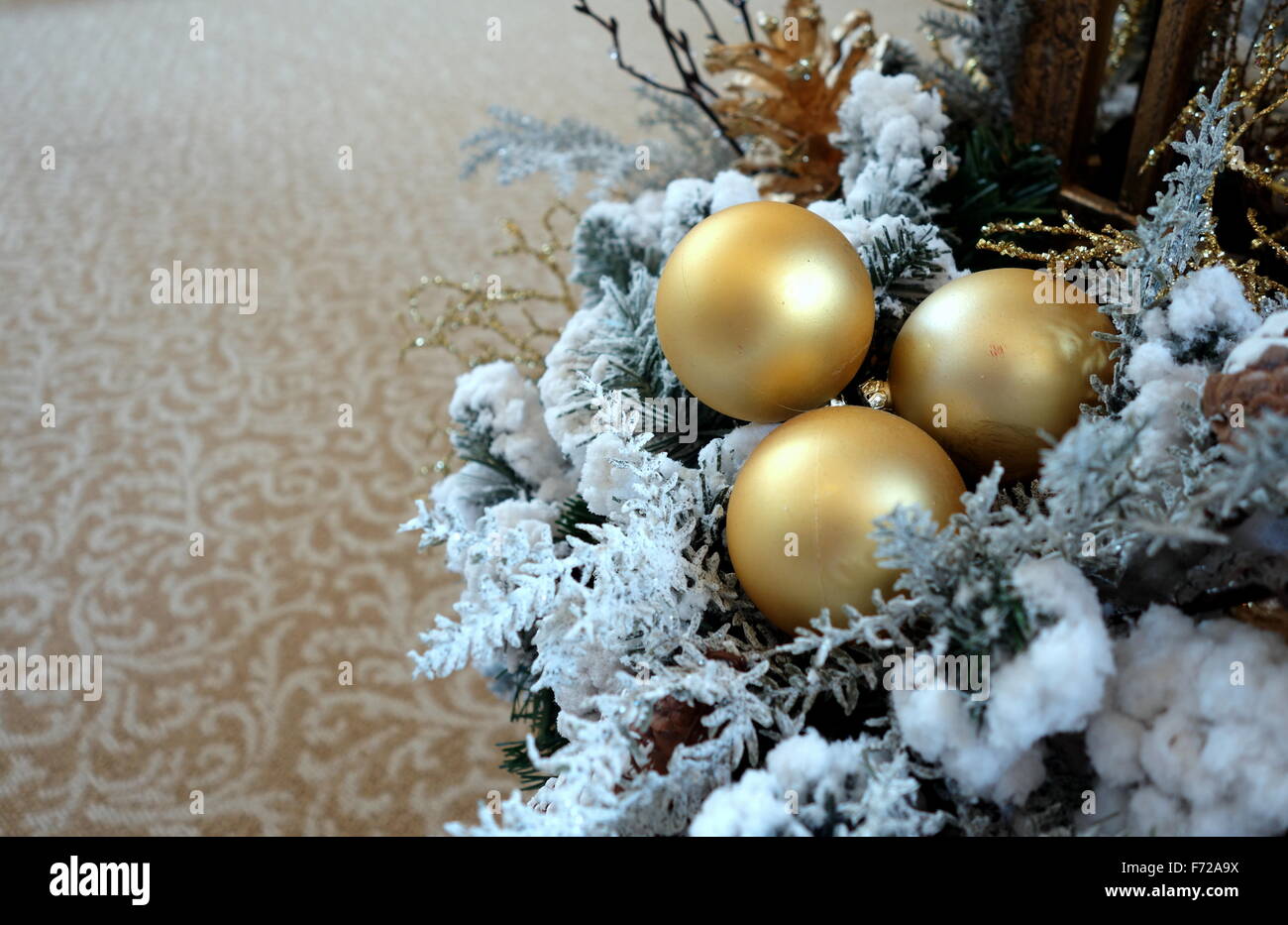Des décorations de Noël Banque D'Images