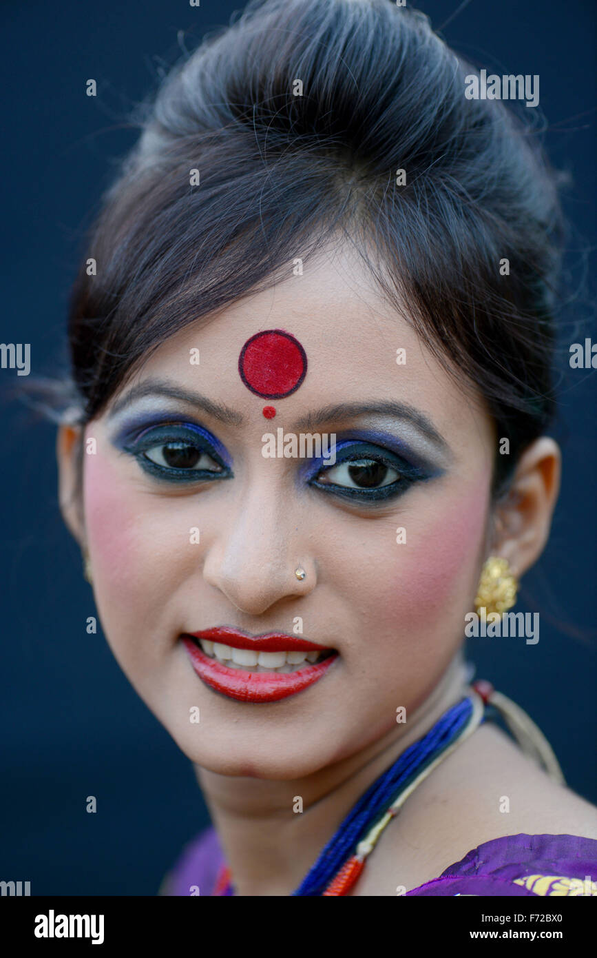 Femme, Inde, Asie, M.# 786 Banque D'Images