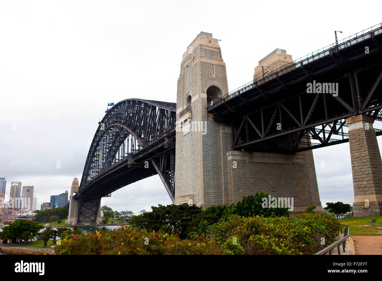 Sydney Harbour Bridge, Harbour Bridge, Steel Arch Bridge, Sydney Harbour, Sydney, NSW, Australie Banque D'Images