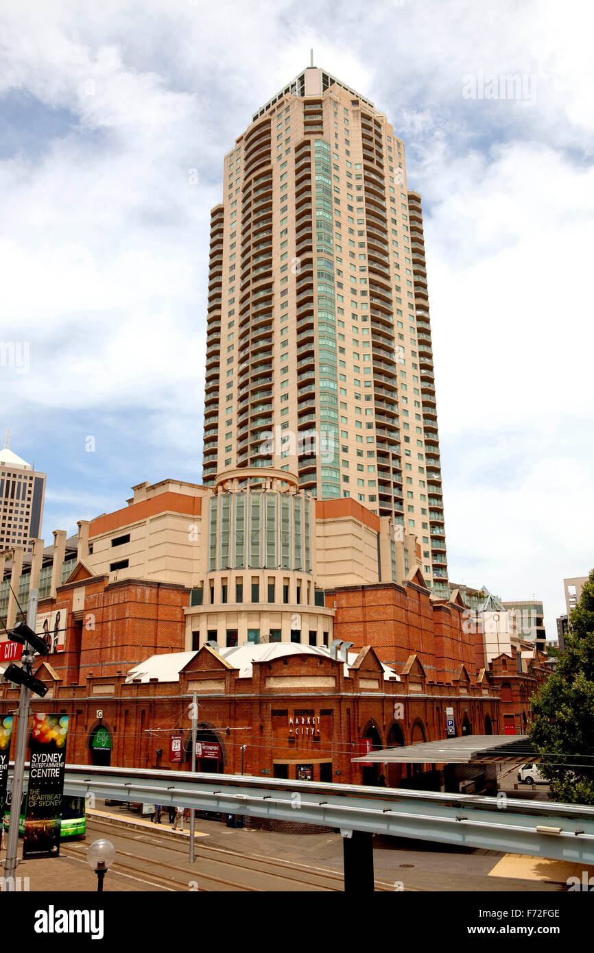 Market City Building, Nouvelle-Galles du Sud, Sydney, Australie Banque D'Images
