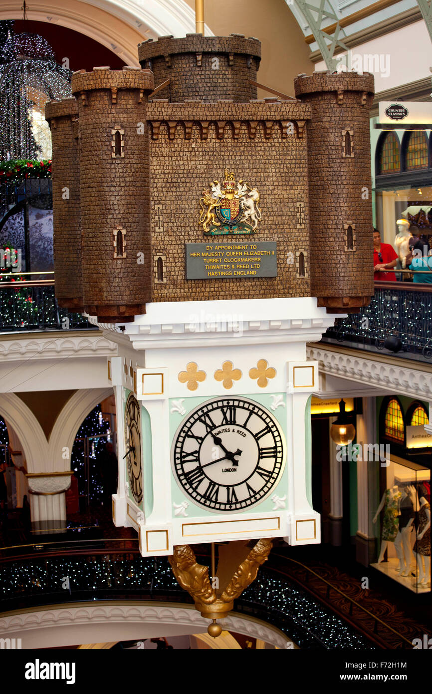 Royal Clock, Queen Victoria Building, Sydney, Nouvelle-Galles du Sud, Australie Banque D'Images