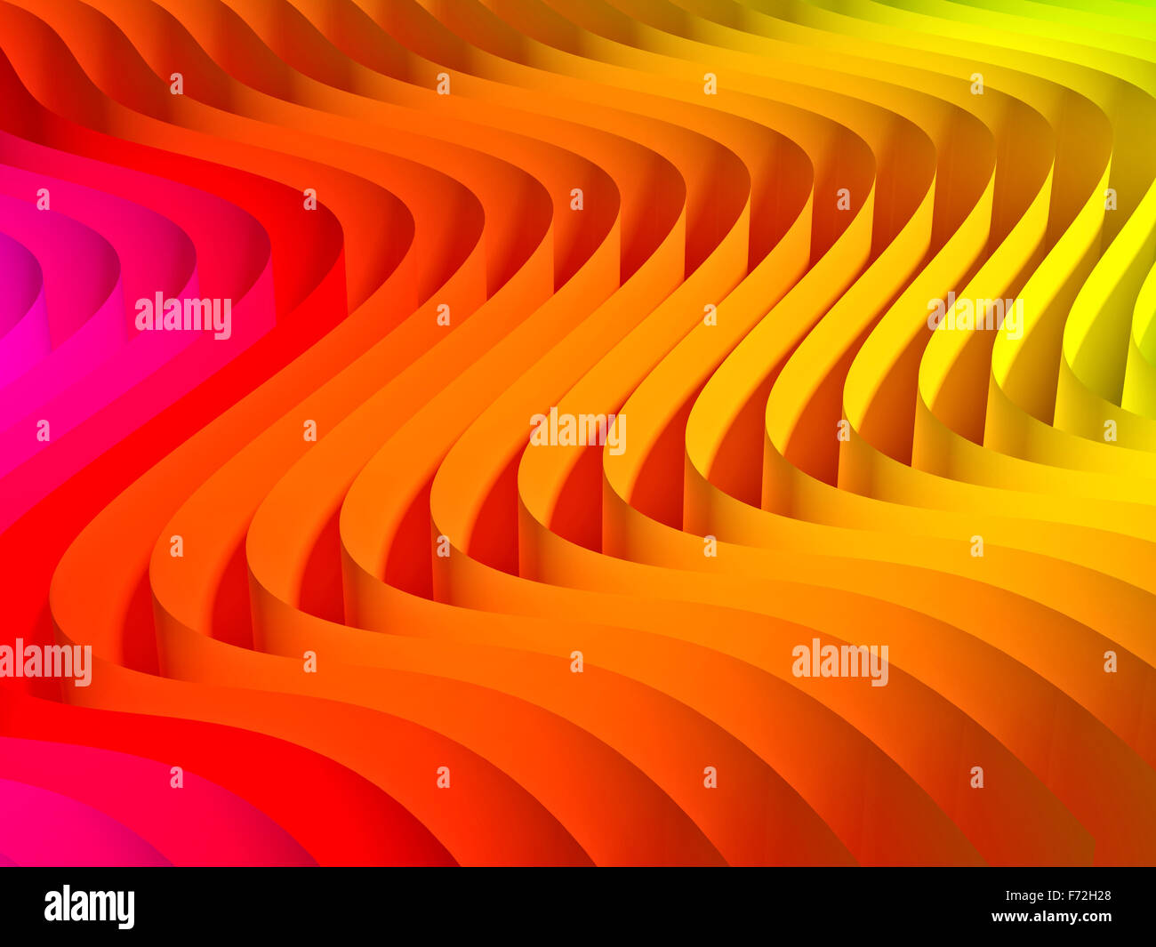Waved colours color background 3d Banque de photographies et d'images à  haute résolution - Alamy