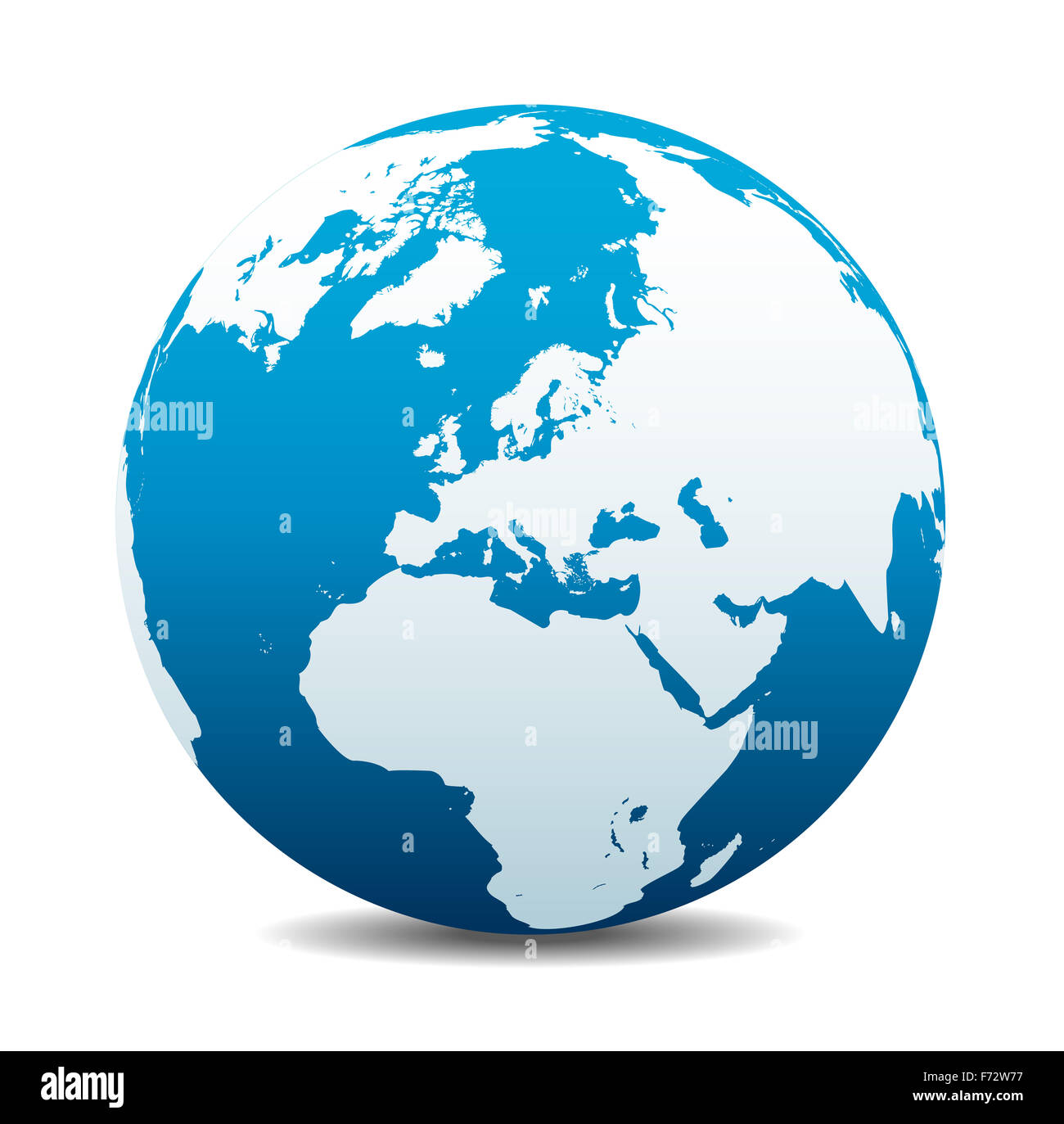 Europe Monde Global Banque D'Images