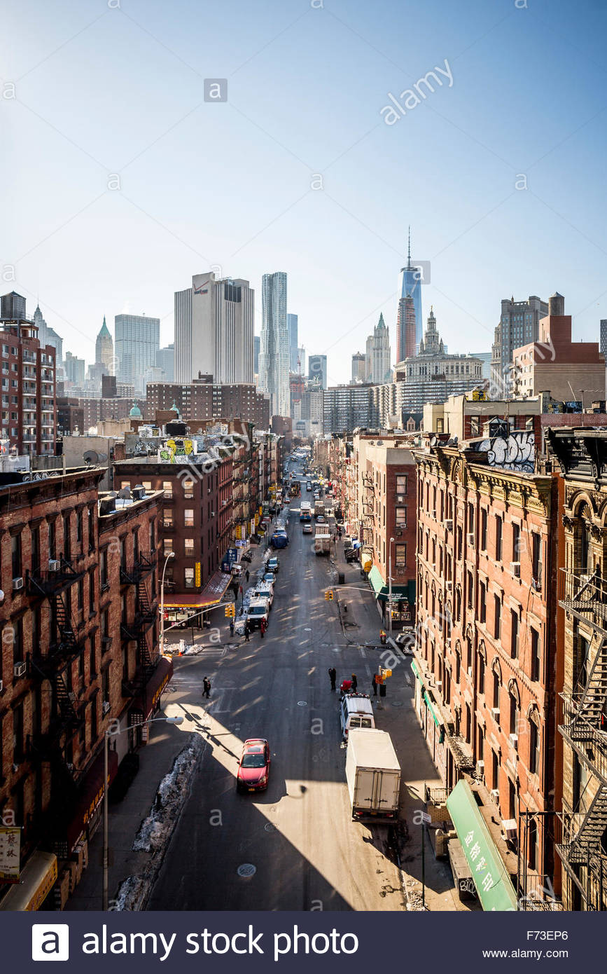 Avis de Chinatown à Manhattan à New York City, New York Photo Stock - Alamy