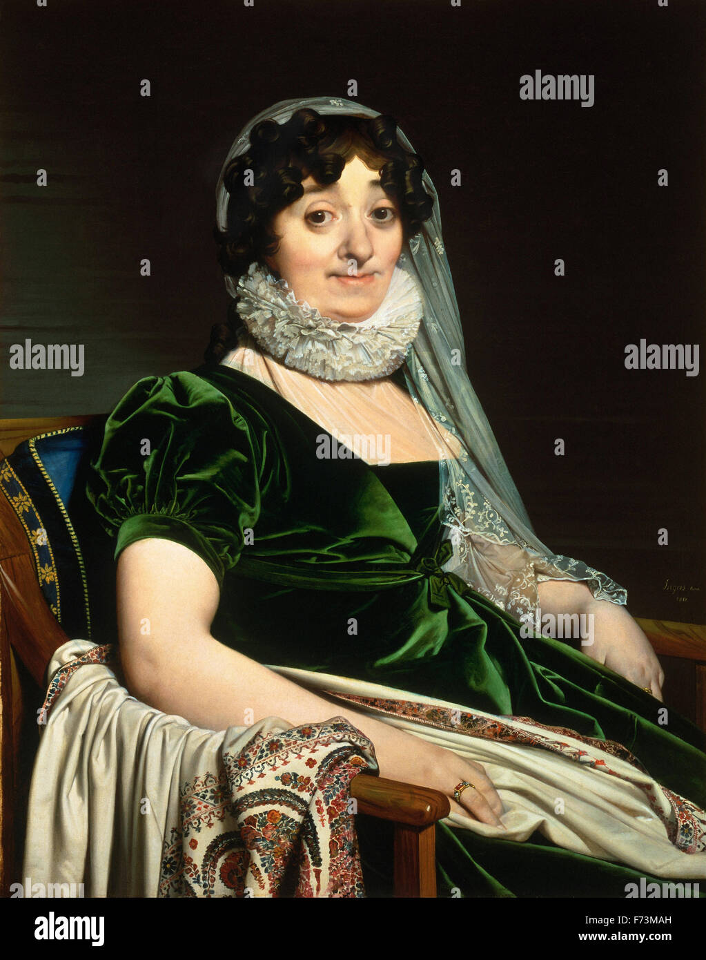 Jean-Auguste-Dominique Ingres - Portrait de la Comtesse de Tournon Banque D'Images