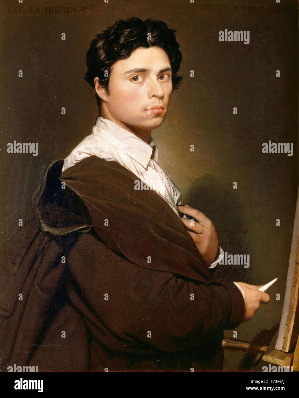 Jean-Auguste-Dominique Ingres - Nature morte à l'âge de vingt quatre ans Banque D'Images