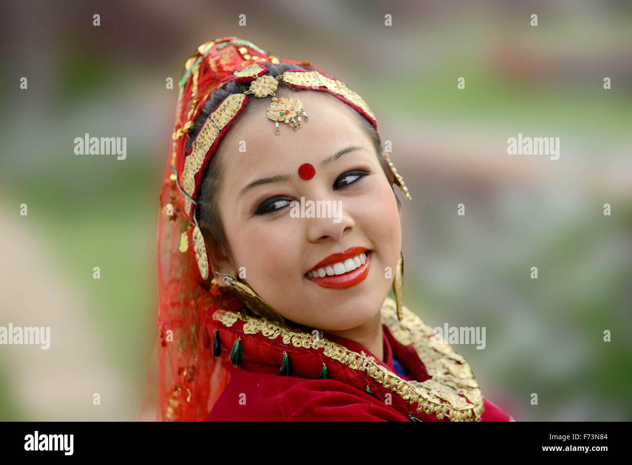 Femme Tribal, Sikkim, Inde, Asie, M.# 786 Banque D'Images