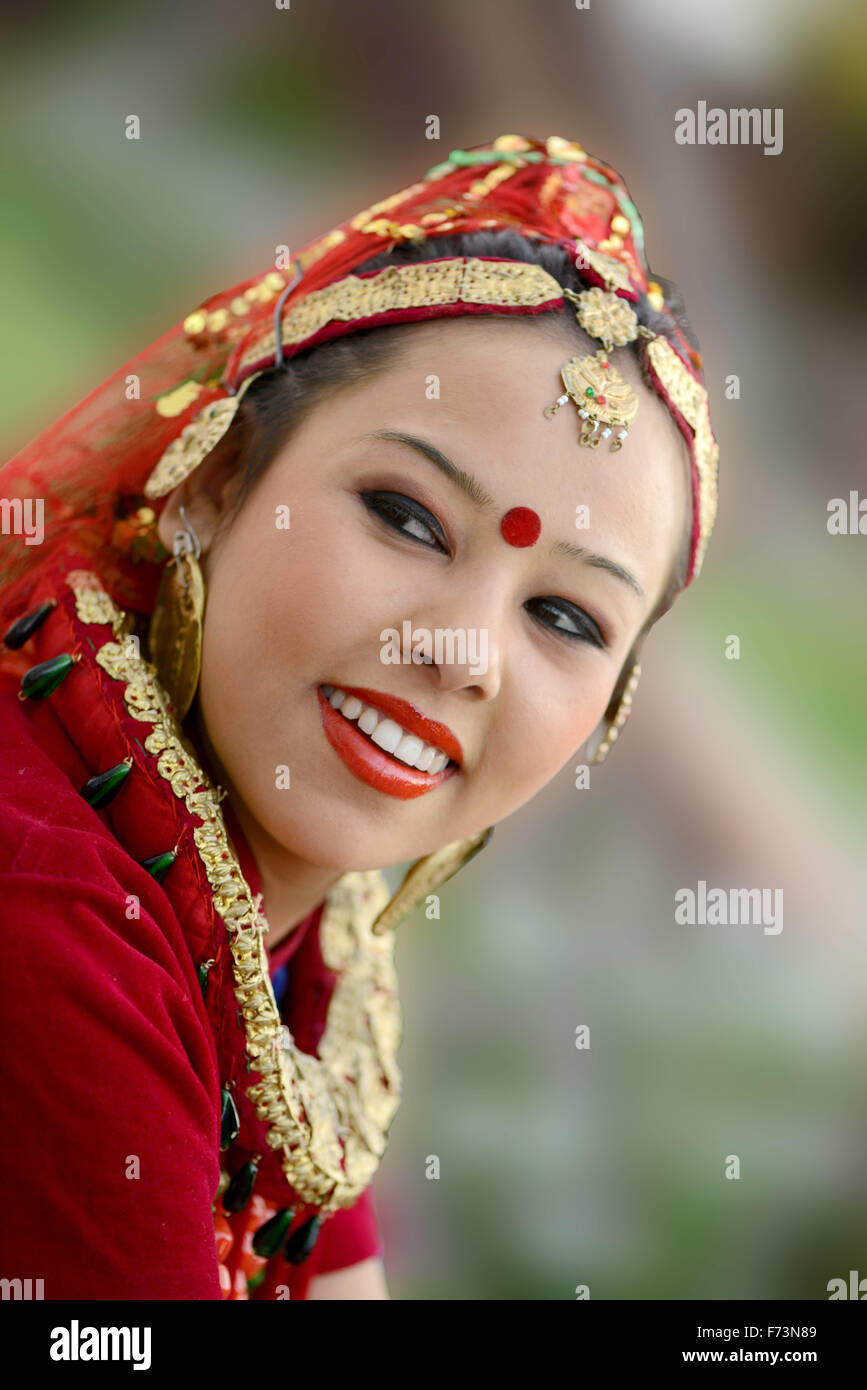 Femme Tribal, Sikkim, Inde, Asie, M.# 786 Banque D'Images