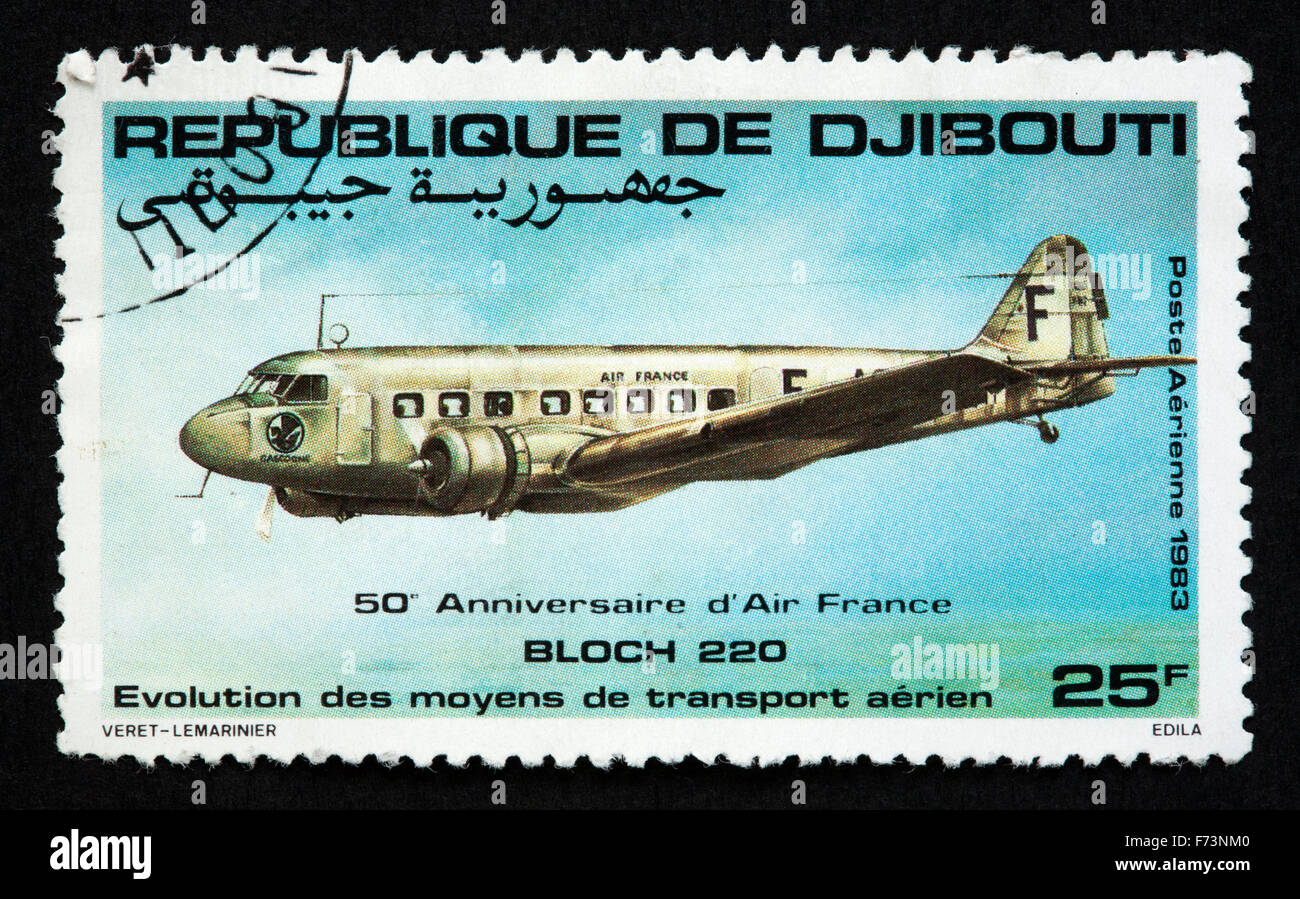 Timbreposte de Djibouti Photo Stock Alamy