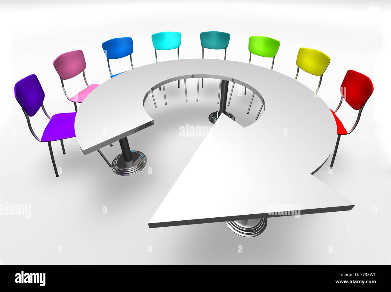 Assemblée générale et de réunion.concept design meubles et chaises Banque D'Images