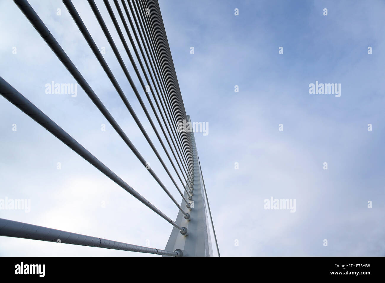 Détail de pont moderne Banque D'Images