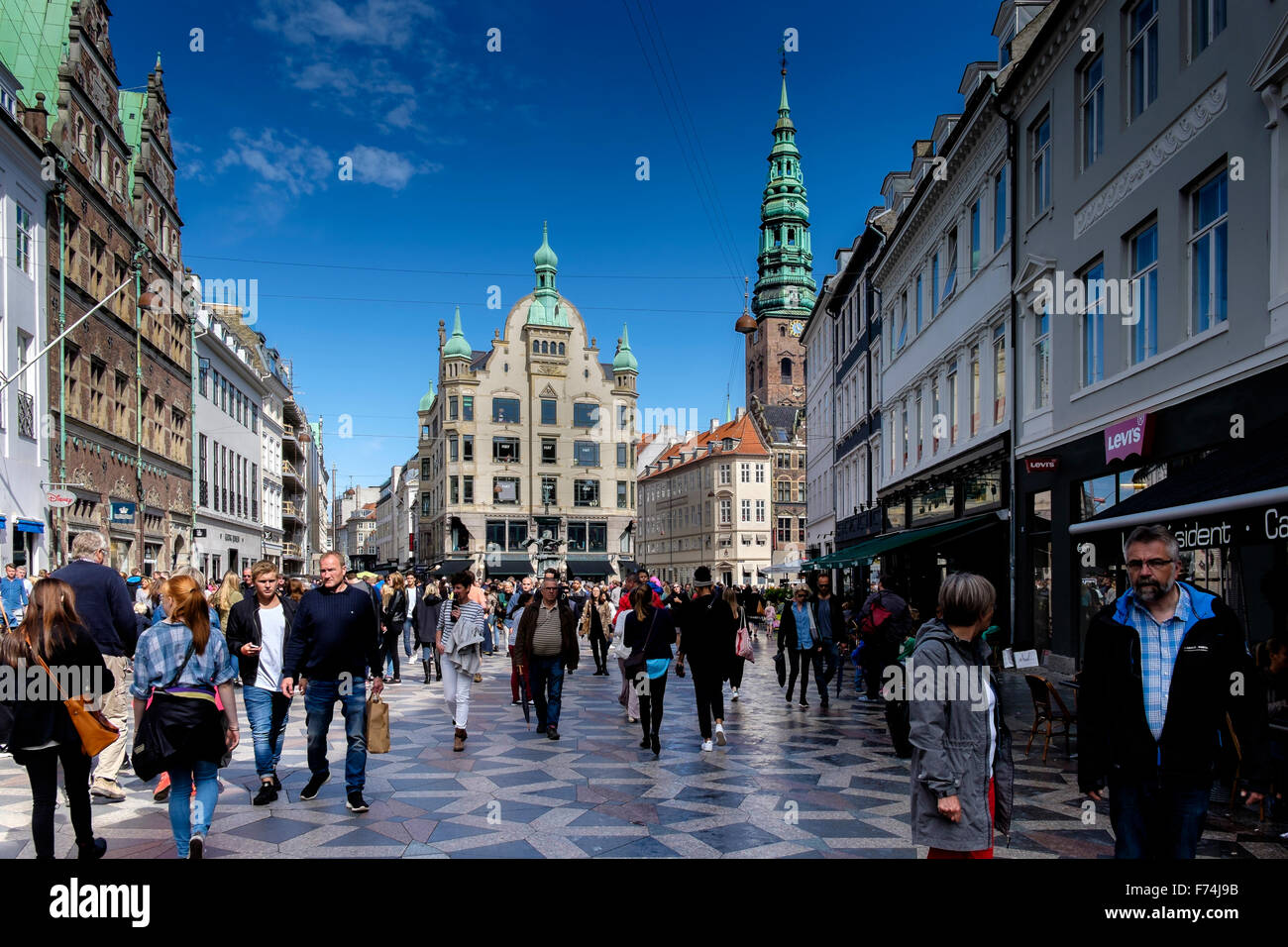 Amagertorv à Copenhague, Danemark Banque D'Images