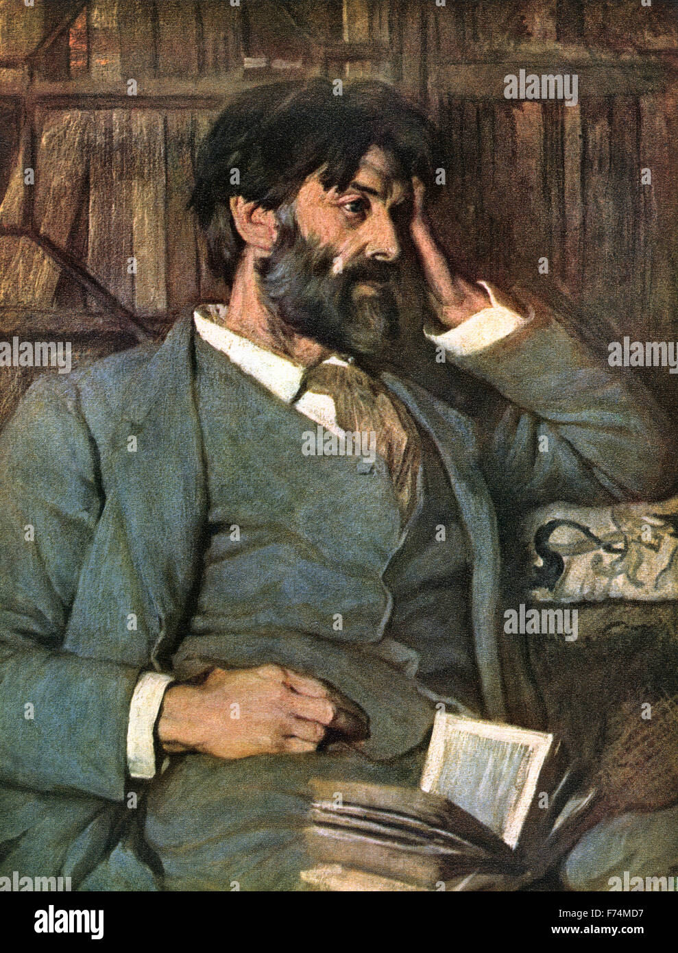 Paul Robert, 1844 -1930. Le poète lauréat de 1913 à 1930. Banque D'Images