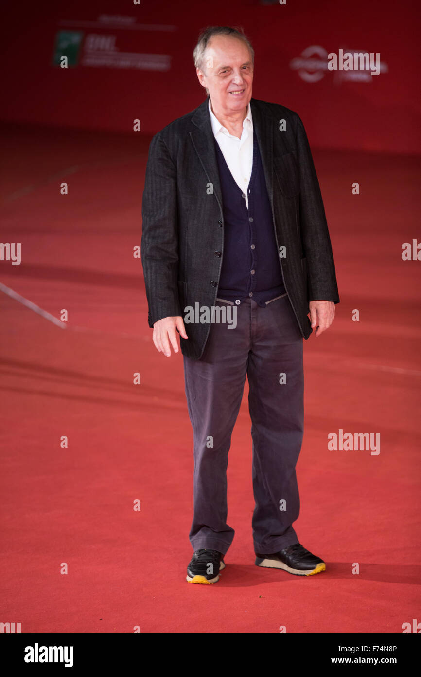 Dario ARGENTO sur le tapis rouge du Festival du Film de Rome Banque D'Images