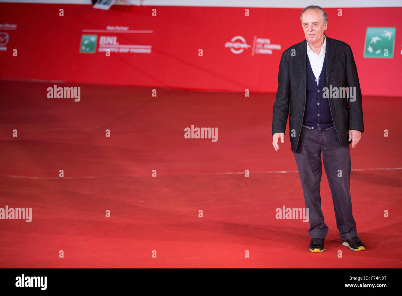 Dario ARGENTO sur le tapis rouge du Festival du Film de Rome Banque D'Images