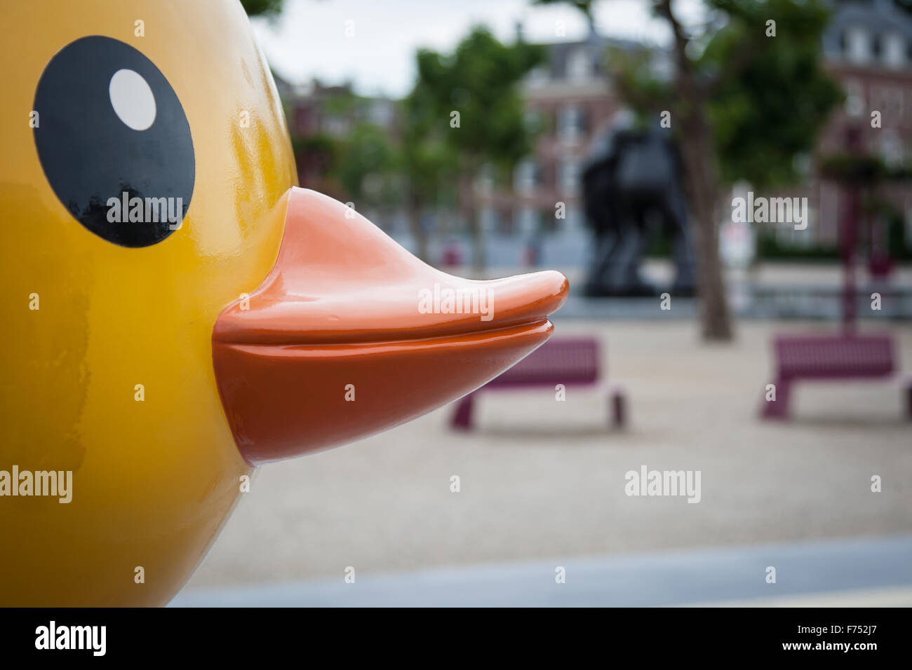 Art Miffy parade célébrant 60 ans par le musée Rijksmuseum à Amsterdam Pays-Bas Banque D'Images