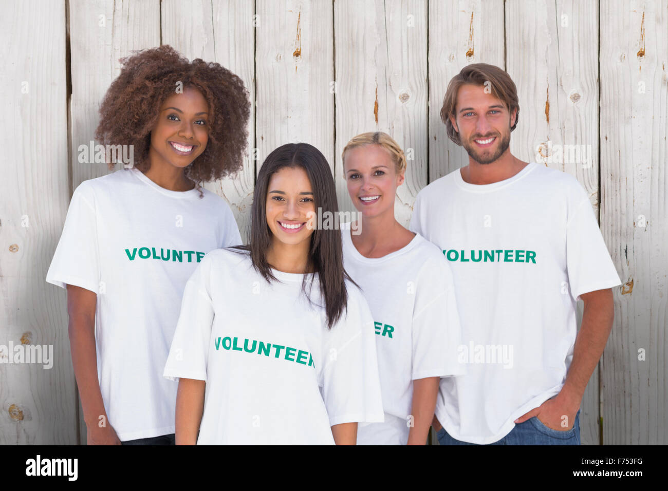 Libre de groupe de volontaires Banque D'Images