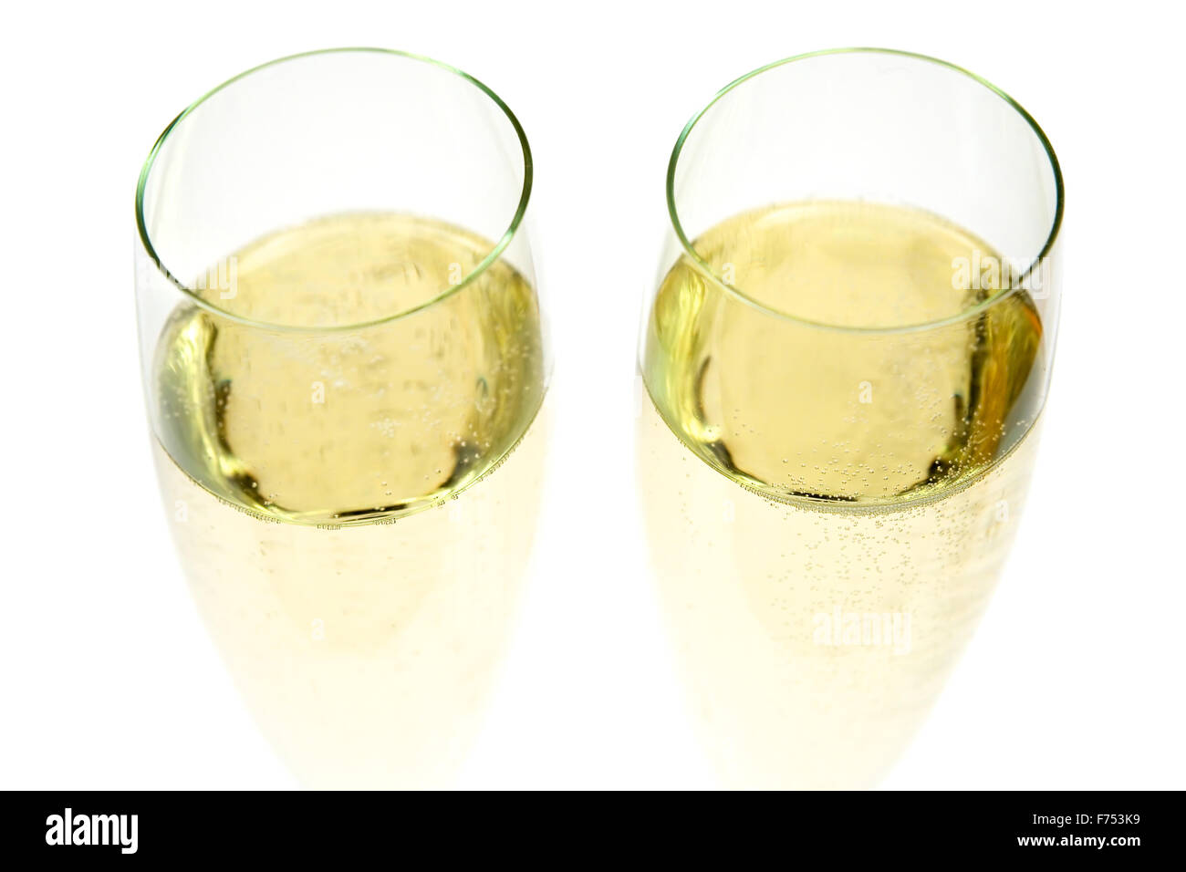 Verres de Champagne Banque D'Images