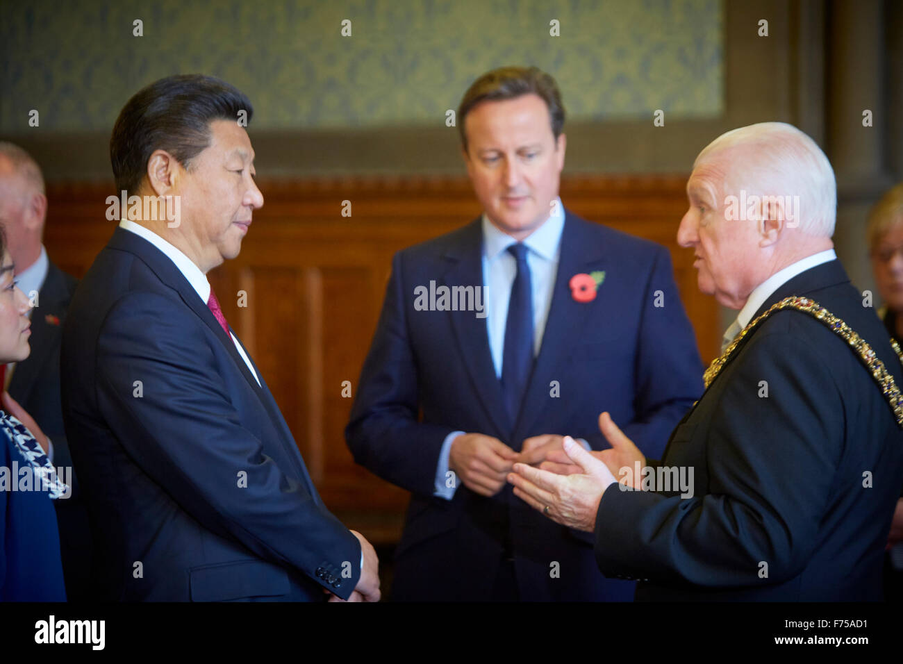Président de la République populaire de Chine, le Secrétaire Général du Parti communiste et président de la Commission militaire centrale C Banque D'Images