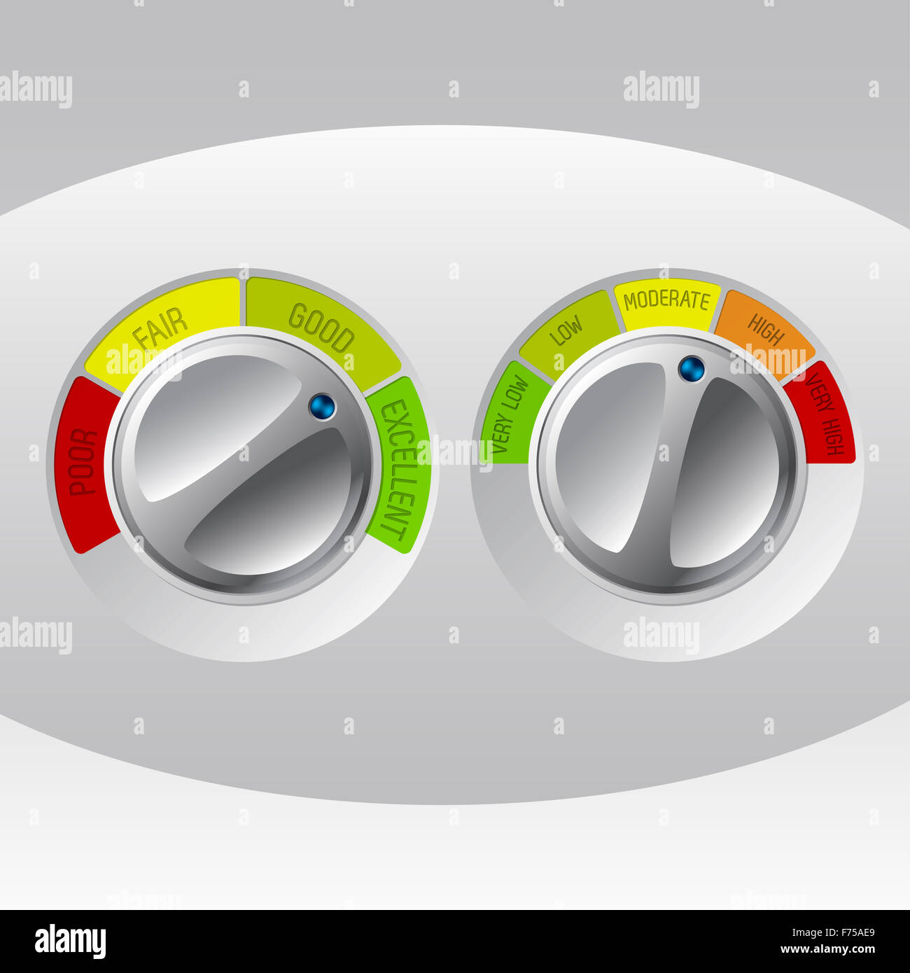 0 Conception du compteur jeu de deux sur fond blanc Banque D'Images