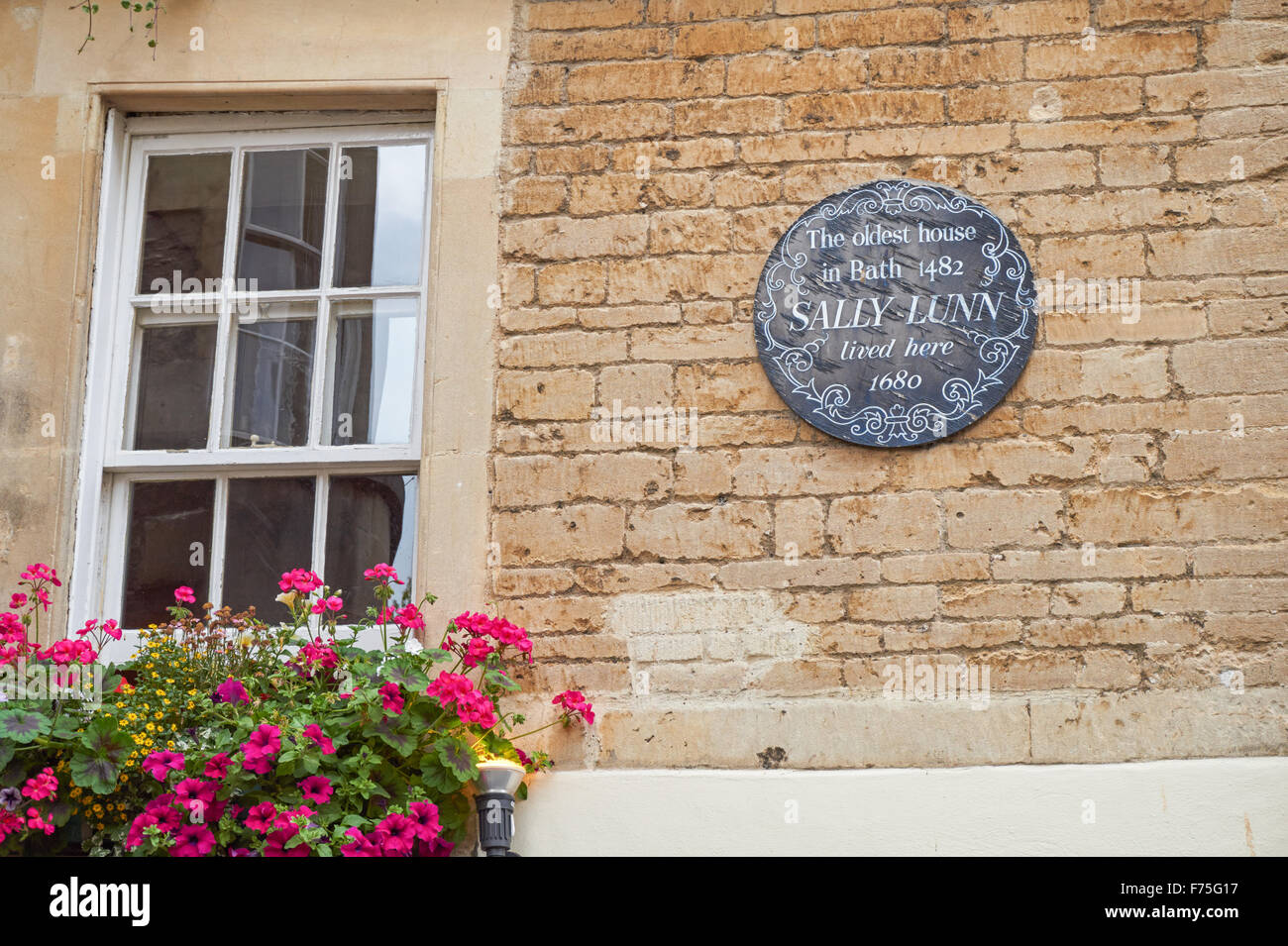 Sally Lunn’s Historic Eating House, la plus ancienne maison de Bath (v.1482), Bath Somerset Angleterre Royaume-Uni Banque D'Images