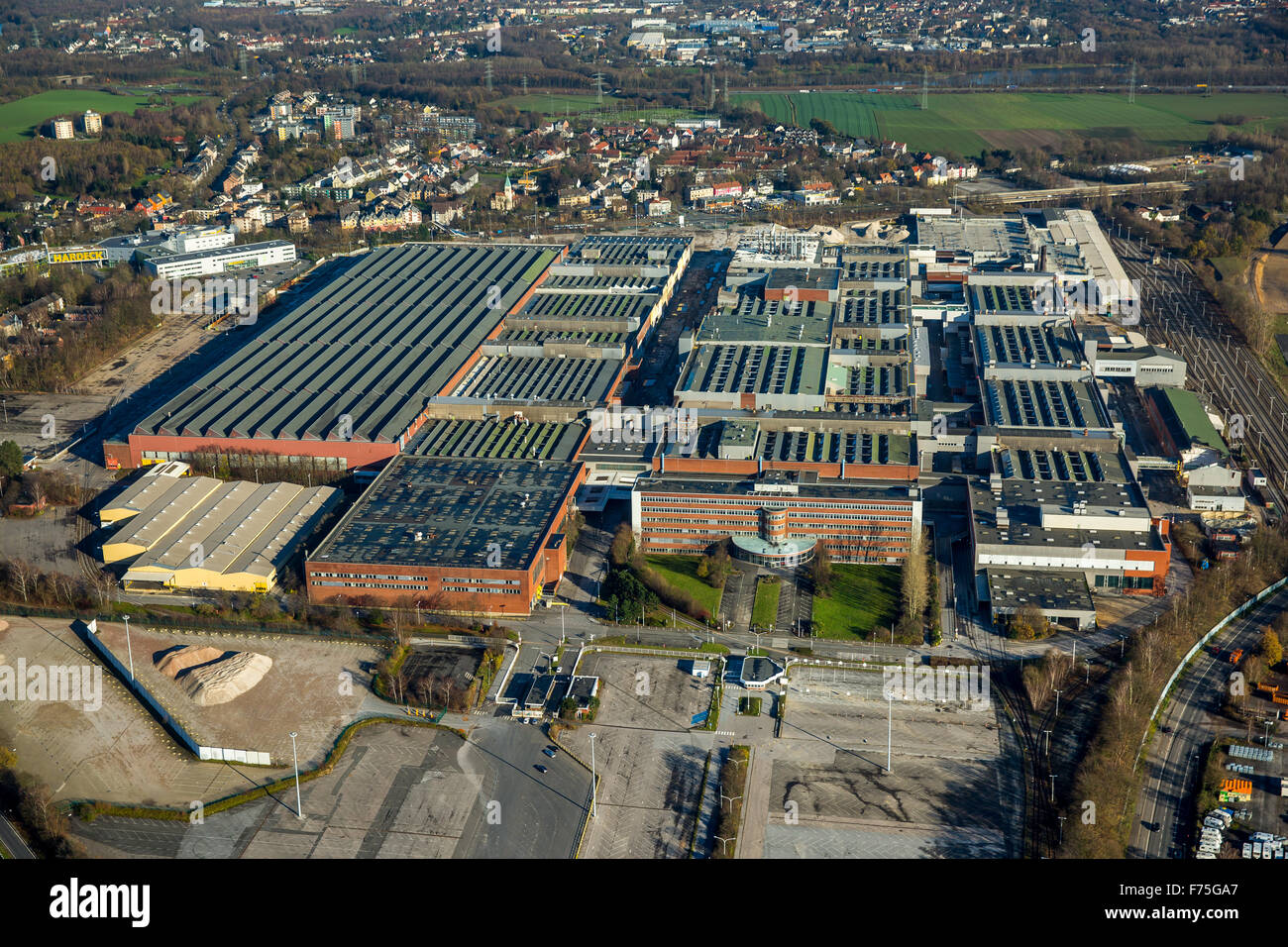 Entrée à partir de 1 Opelwerk avec logo manquant, usine Opel 1, démolition, Ruhr, Bochum, Rhénanie du Nord-Westphalie Allemagne Europe Banque D'Images Entrée à partir de 1 Opelwerk avec logo manquant, usine Opel 1, démolition, Ruhr, Bochum, Rhénanie du Nord-Westphalie Allemagne Europe Banque D'Images