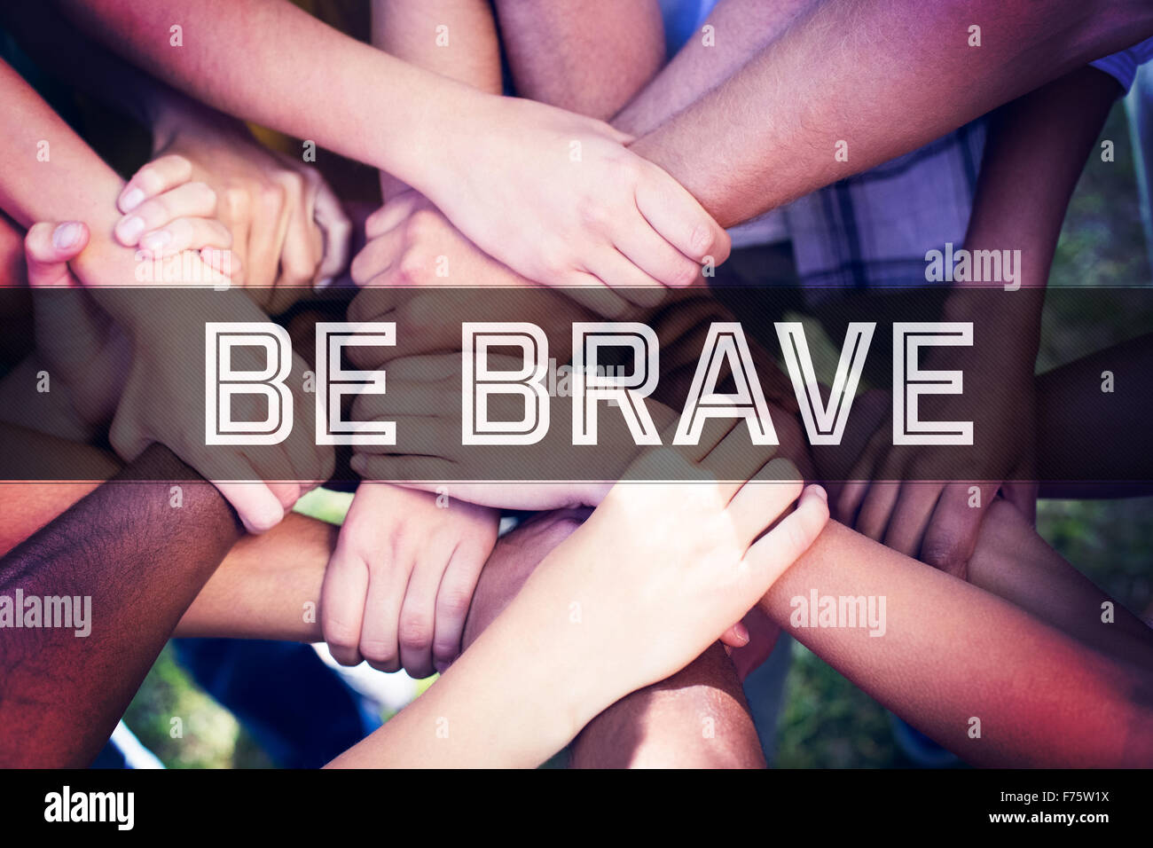 Image composite de nouvelle motivation ans message Banque D'Images