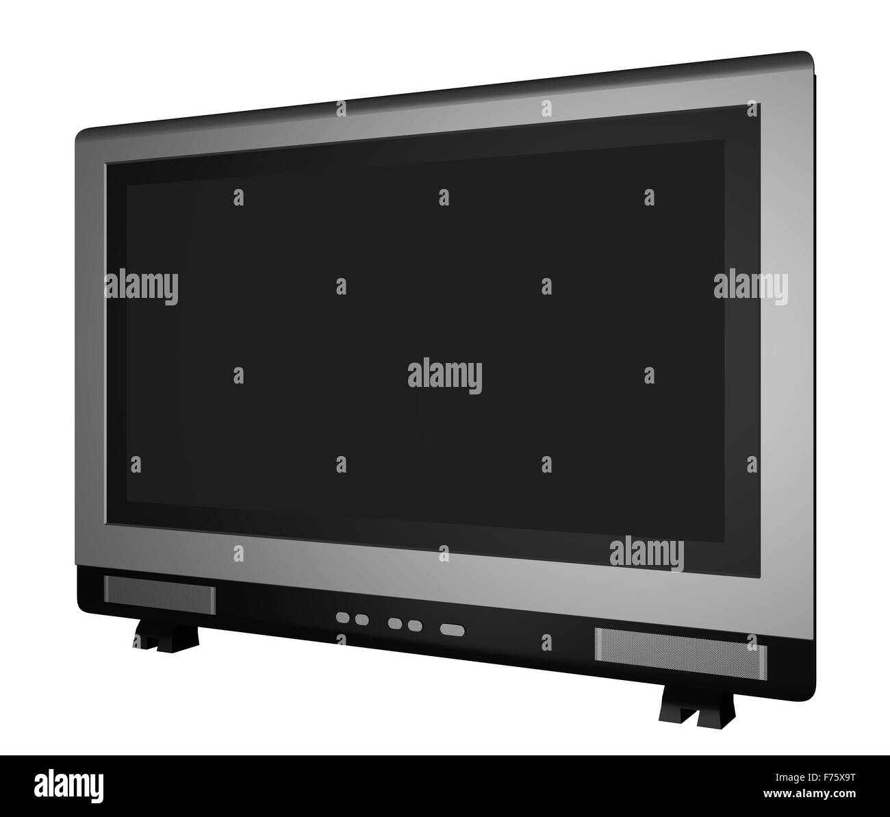 tv LCD plat Banque D'Images