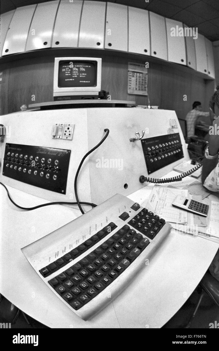 Hub Exchange Forex, Mumbai, Maharashtra, Inde, Asie Banque D'Images