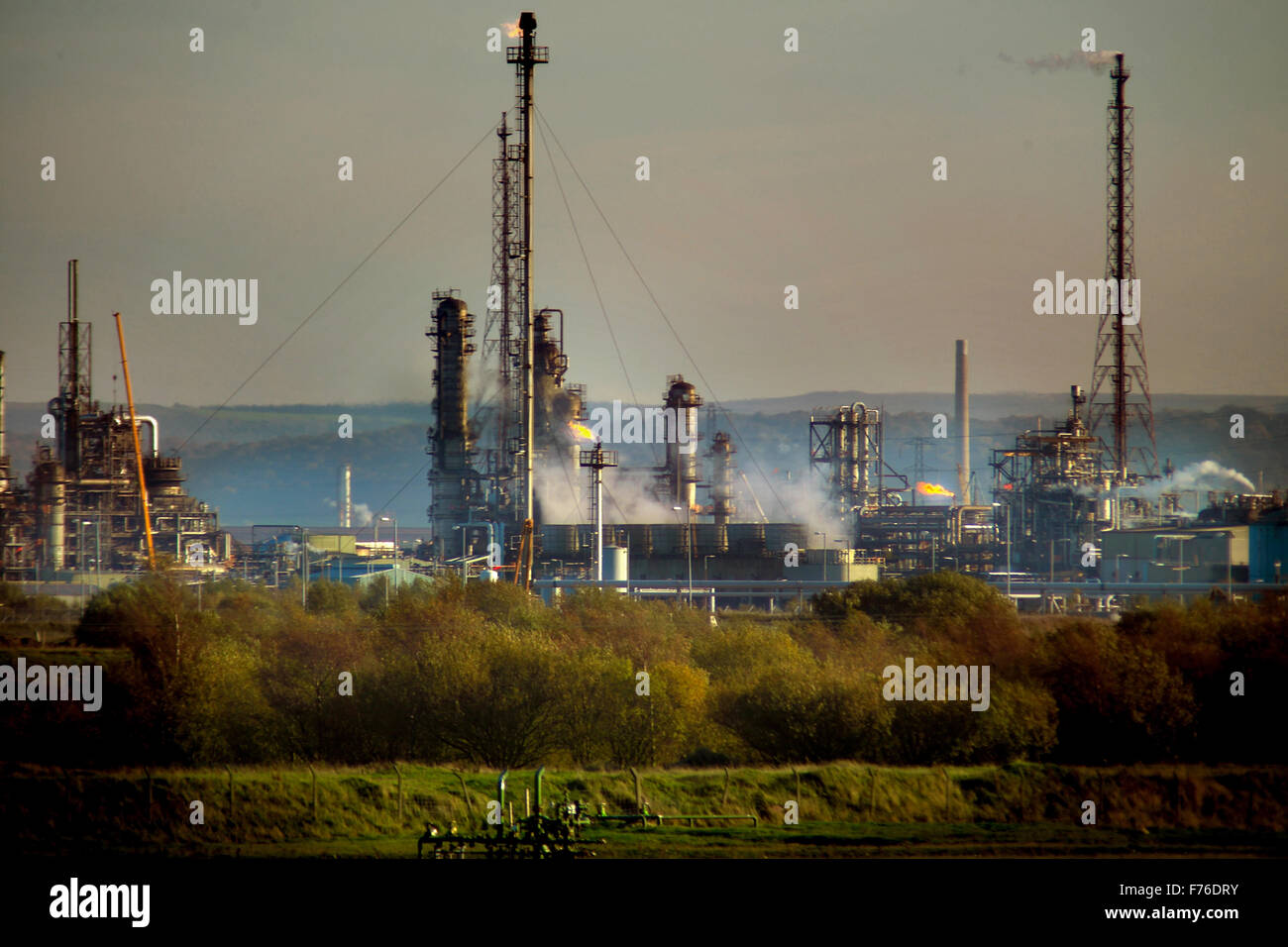 Installations industrielles, Teeside Banque D'Images