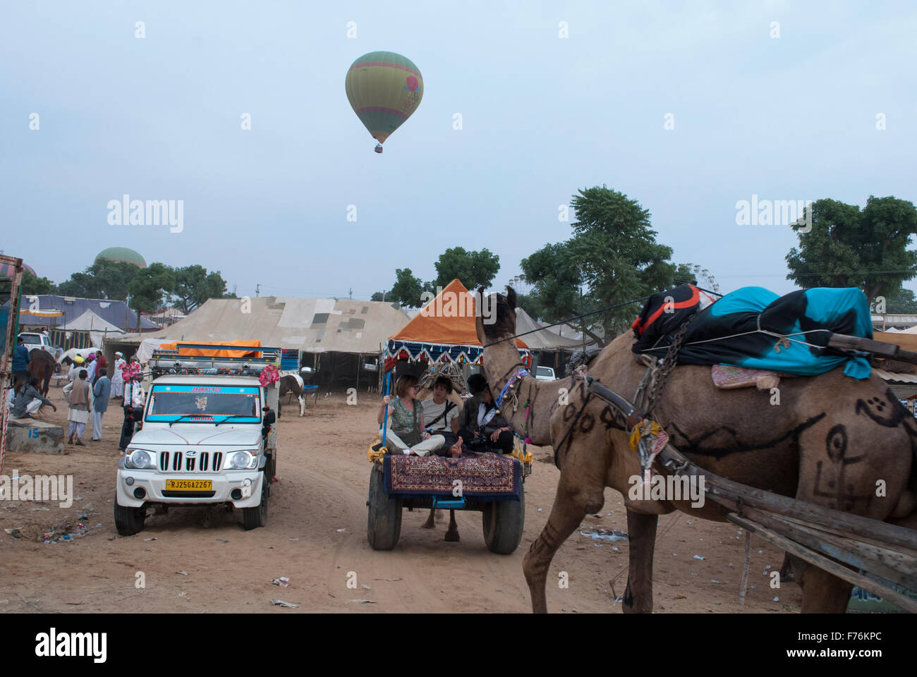 Panier de chameau, Pushkar, Rajasthan, Inde, Asie Banque D'Images