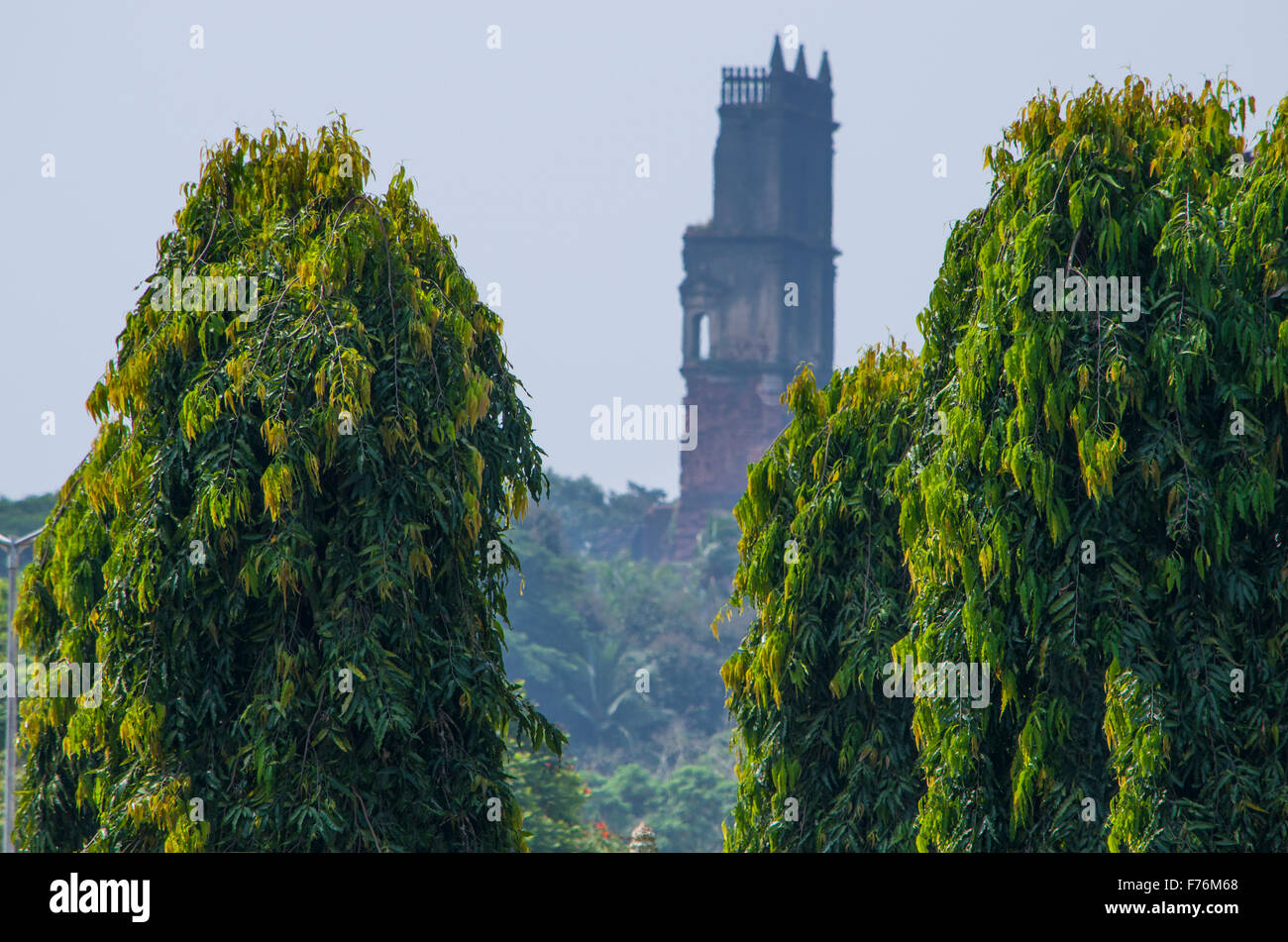 Vieux Goa, Inde, paysage urbain Banque D'Images