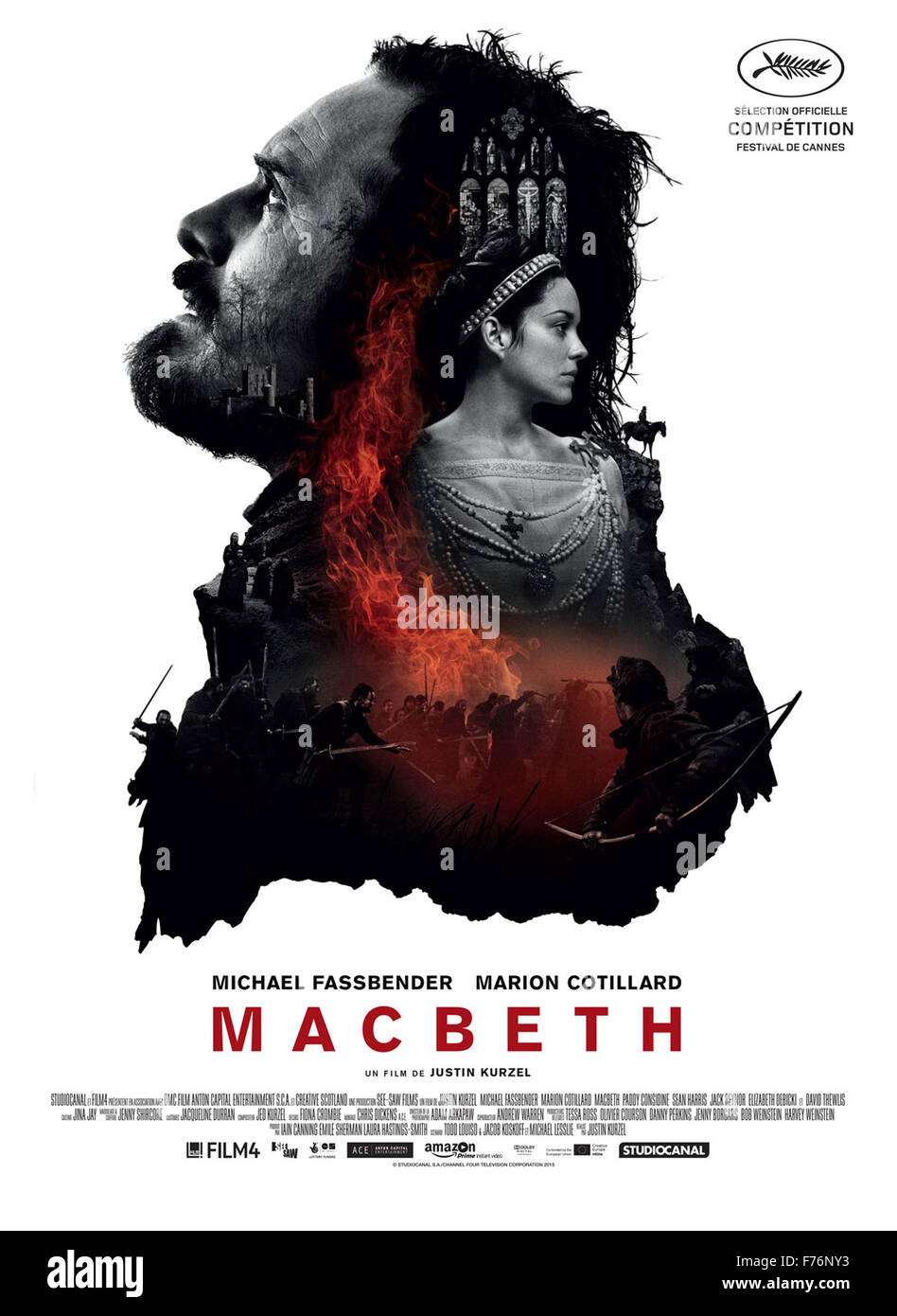 MACBETH (poster) (2015) Michael FASSBENDER, Marion COTILLARD JUSTIN KURZEL (DIR) COLLECTION MOVIESTORE LTD Banque D'Images