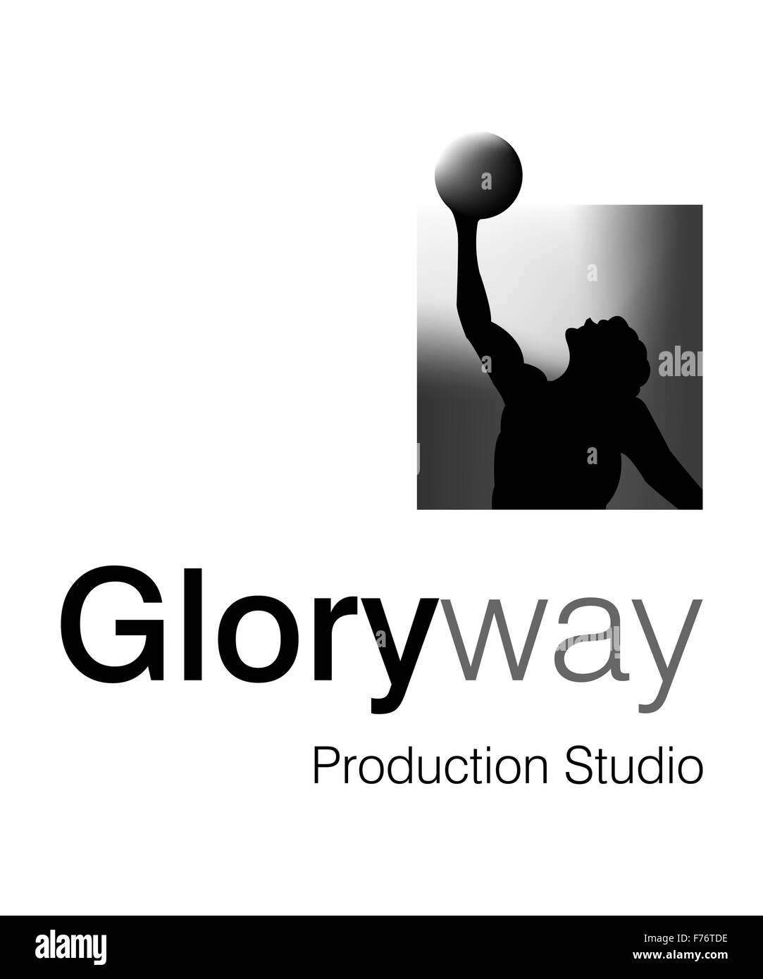 Logo façon gloire Banque D'Images