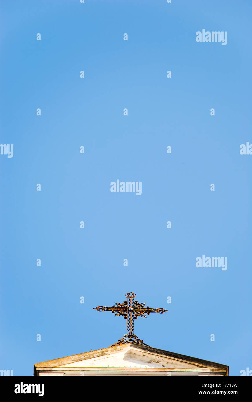 Eglise de croix Banque D'Images