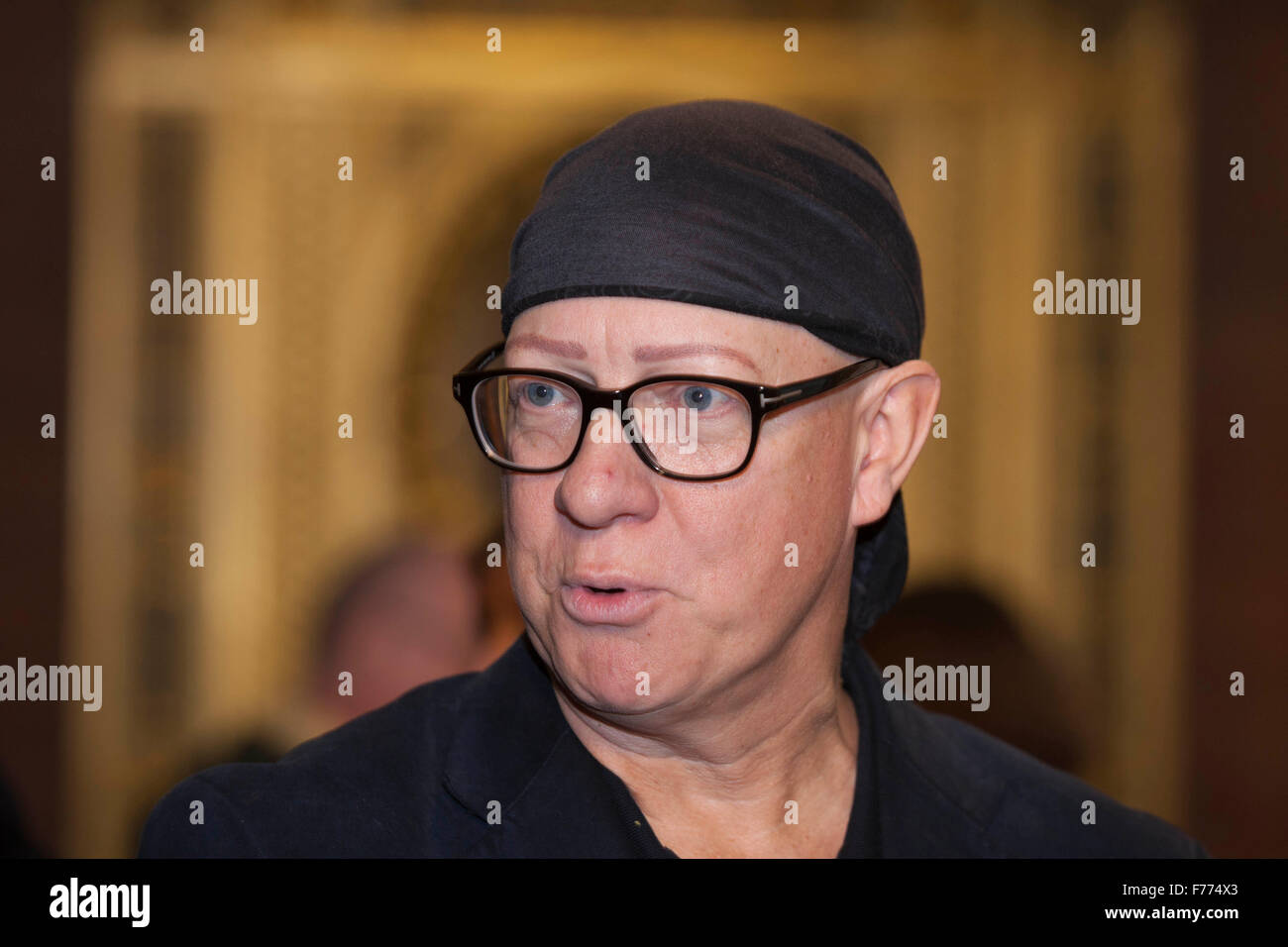 Edinburgh, Royaume-Uni. 26 novembre, 2015. Un portrait de l'RT député MSP MP Alex Salmond afficher sur show à la Scottish National Portrait Gallery cette semaine. Le portrait faisait partie d'un groupe de quatorze œuvres peintes par Gerard M Burns. Photo Gerard M Burns. Pako Mera/Alamy Live News. Banque D'Images