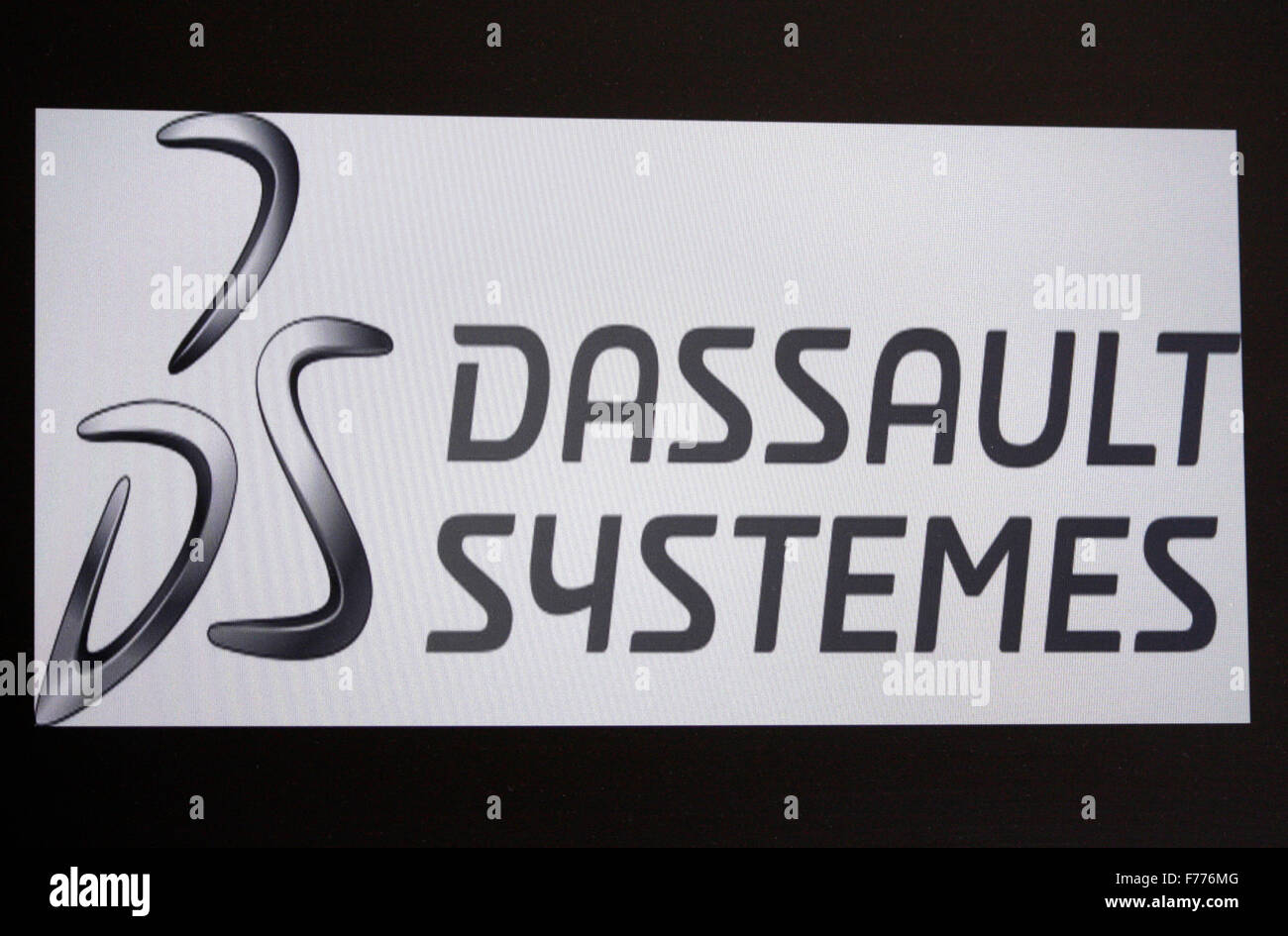 Markenname : 'Dassault Systemes", Berlin. Banque D'Images