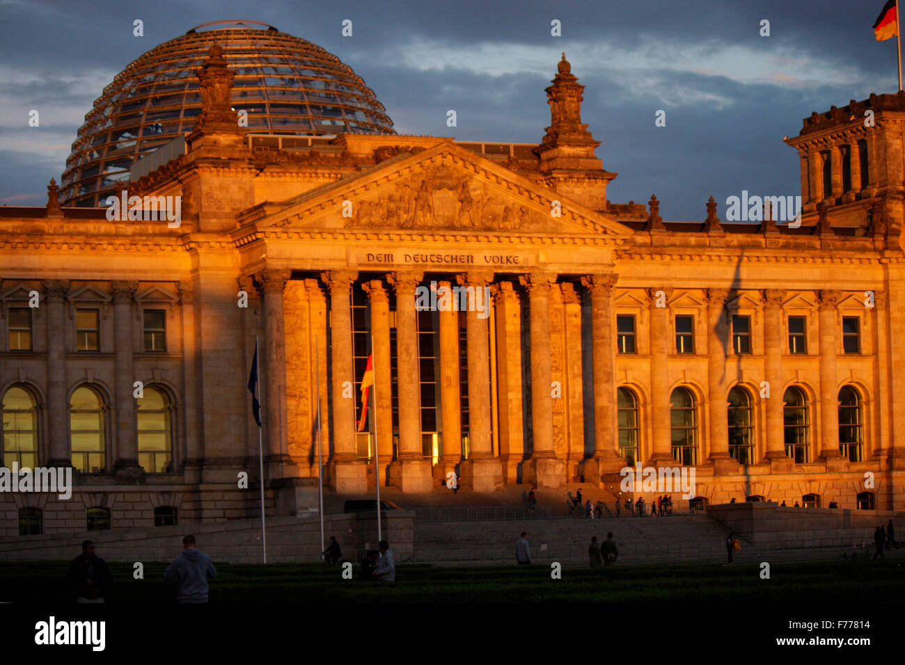 Reichstag, Berlin-Tiergarten. Banque D'Images