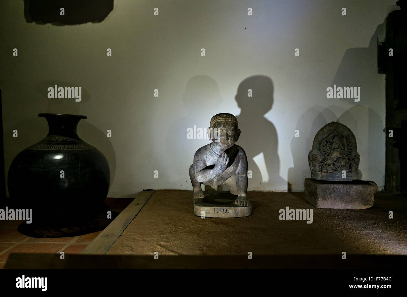 À l'intérieur du musée Patan Durbar Square, Patan, Népal, 2015 Banque D'Images