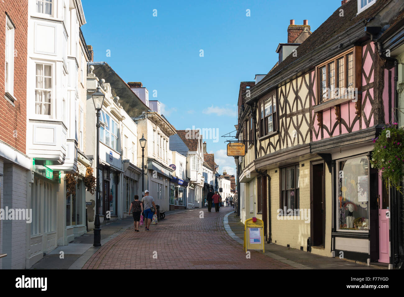 West Street, Faversham, Kent, Angleterre, Royaume-Uni Banque D'Images